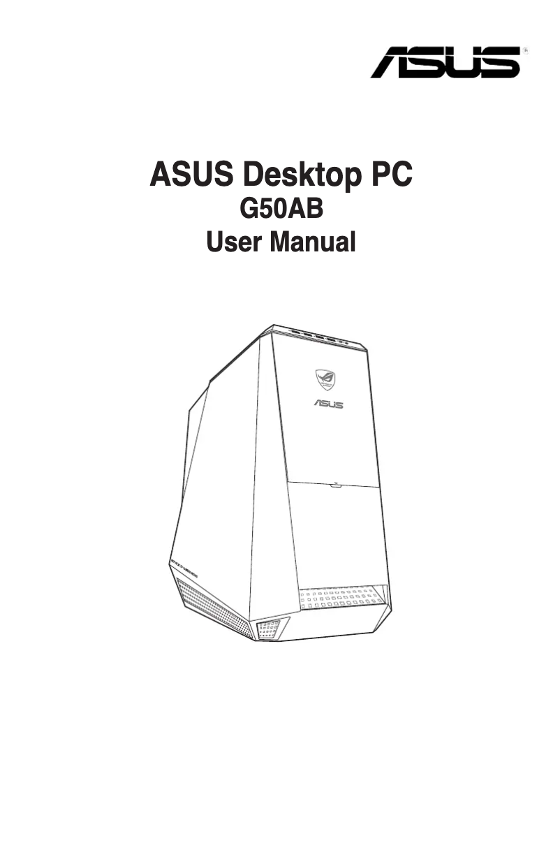Page n°1 - Manuel utilisateur Asus G50AB