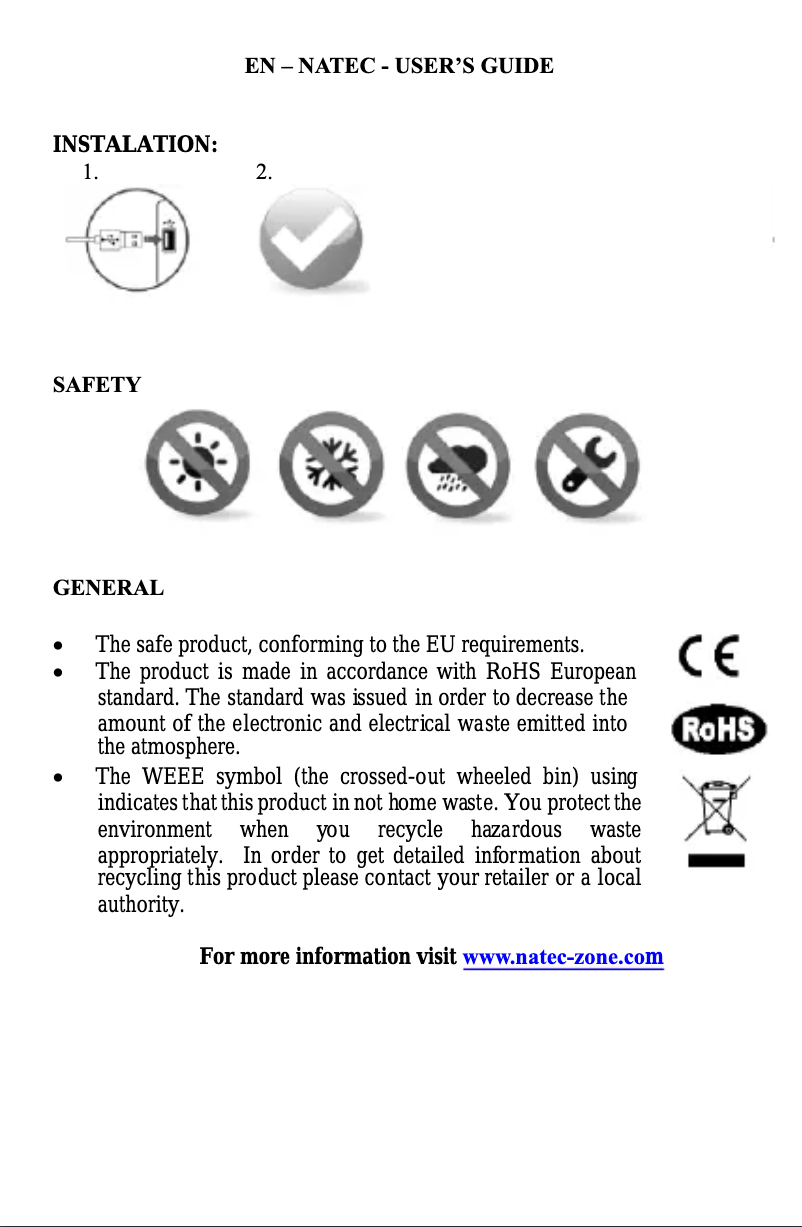 Imagen de la primera página del manual del dispositivo HOOPOE NMY-0878