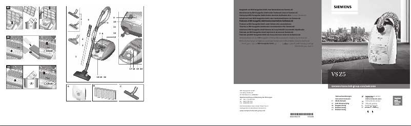 Página 1 del manual Manual de usuario Siemens VSZ5SEN2