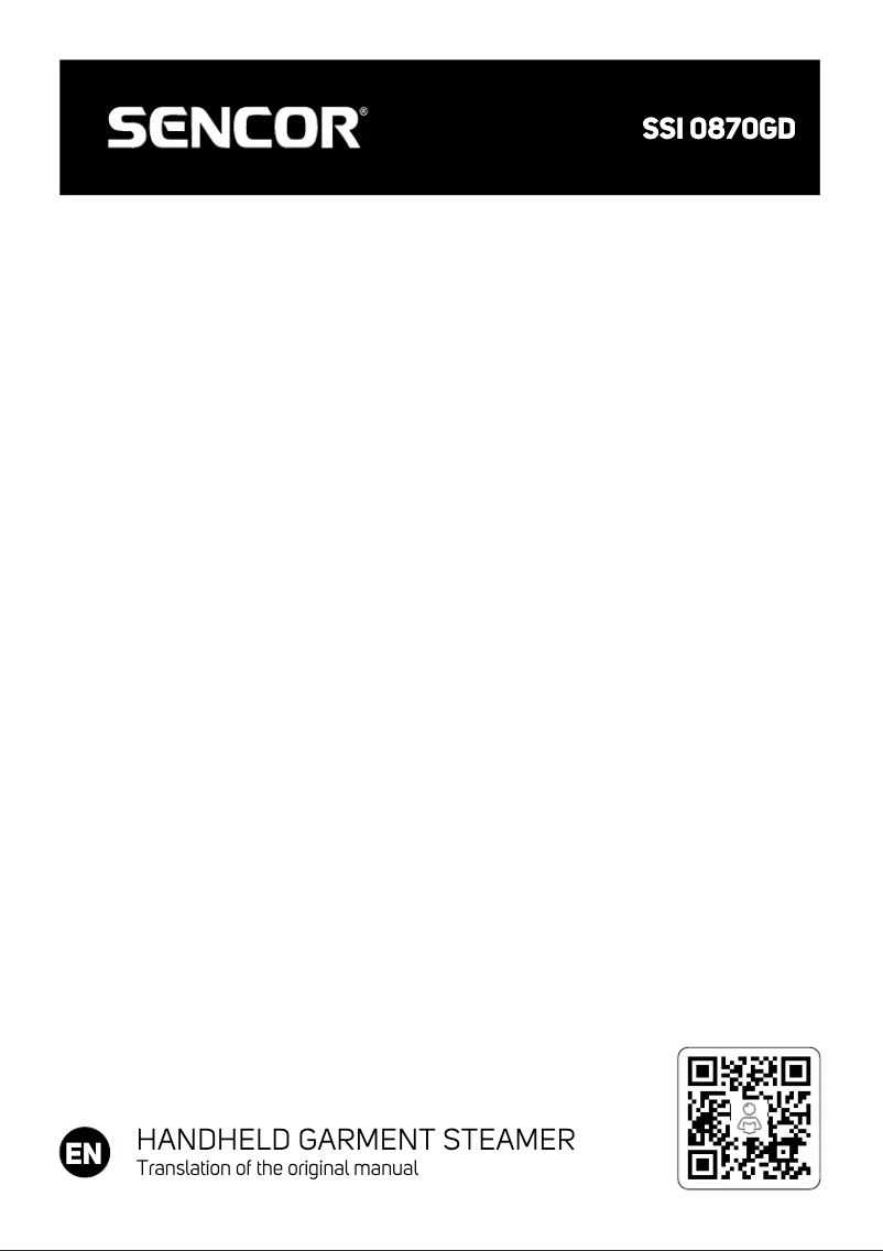 Page 1 de la notice Manuel utilisateur Sencor SSI 0870GD