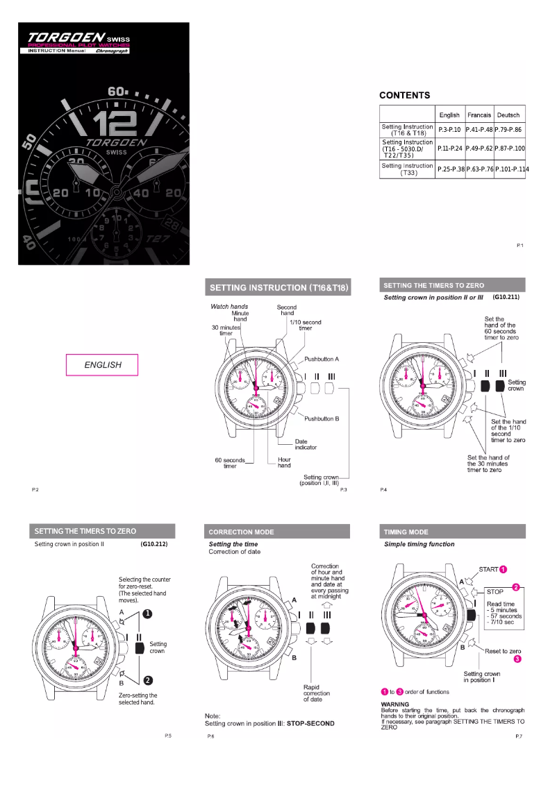 Imagen de la primera página del manual del dispositivo T16BKIP41SV