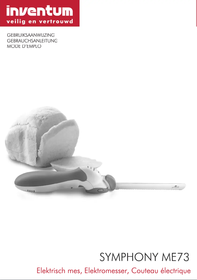 Page 1 de la notice Manuel utilisateur Inventum ME73