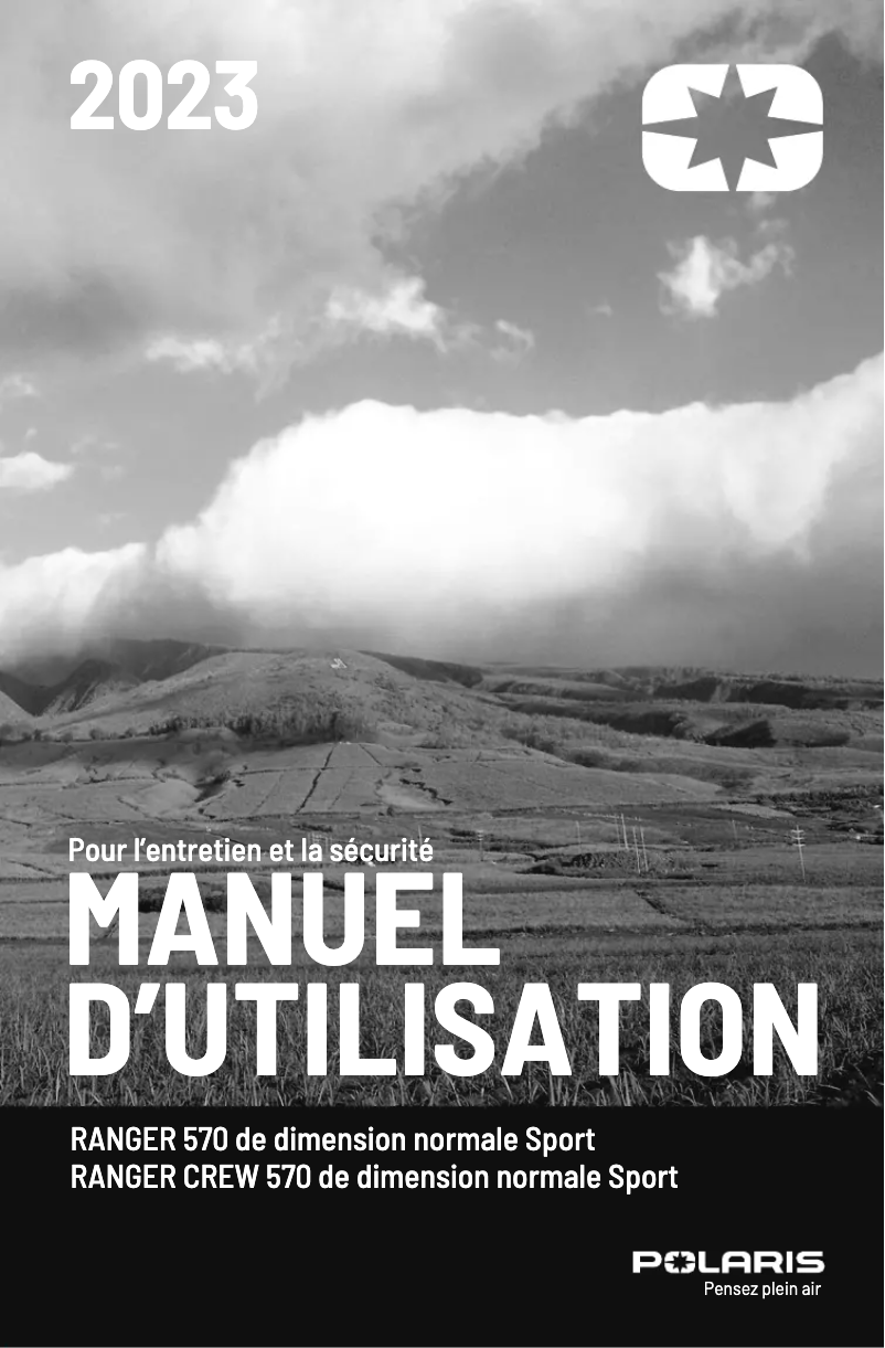 Image de la première page du manuel de l'appareil RANGER 570 (2023)