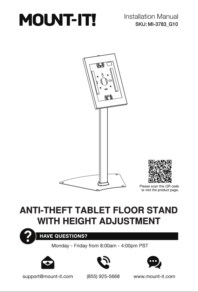 Página 1 del manual Manual de usuario Mount-It! MI-3783
