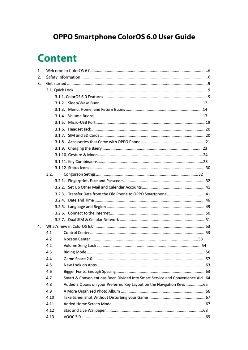 Page 1 de la notice Manuel utilisateur Oppo Reno 2F