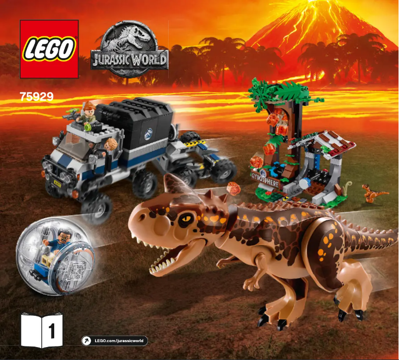 Image de la première page du manuel de l'appareil Jurassic World 75929