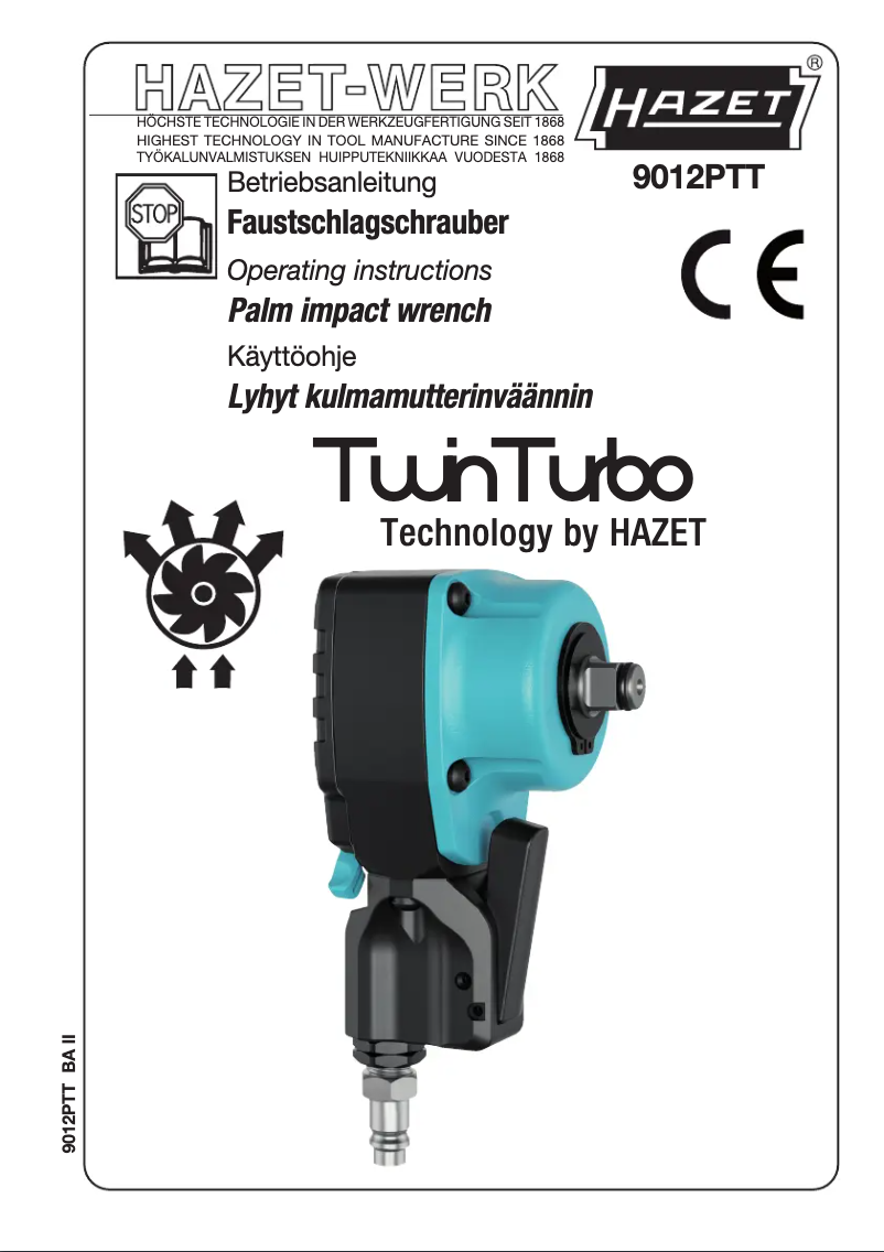 Image de la première page du manuel de l'appareil 9012PTT