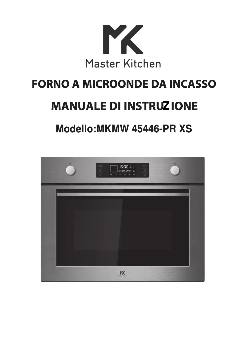 Page n°1 - Manuel utilisateur Master Kitchen MKMW 45446-PR XS