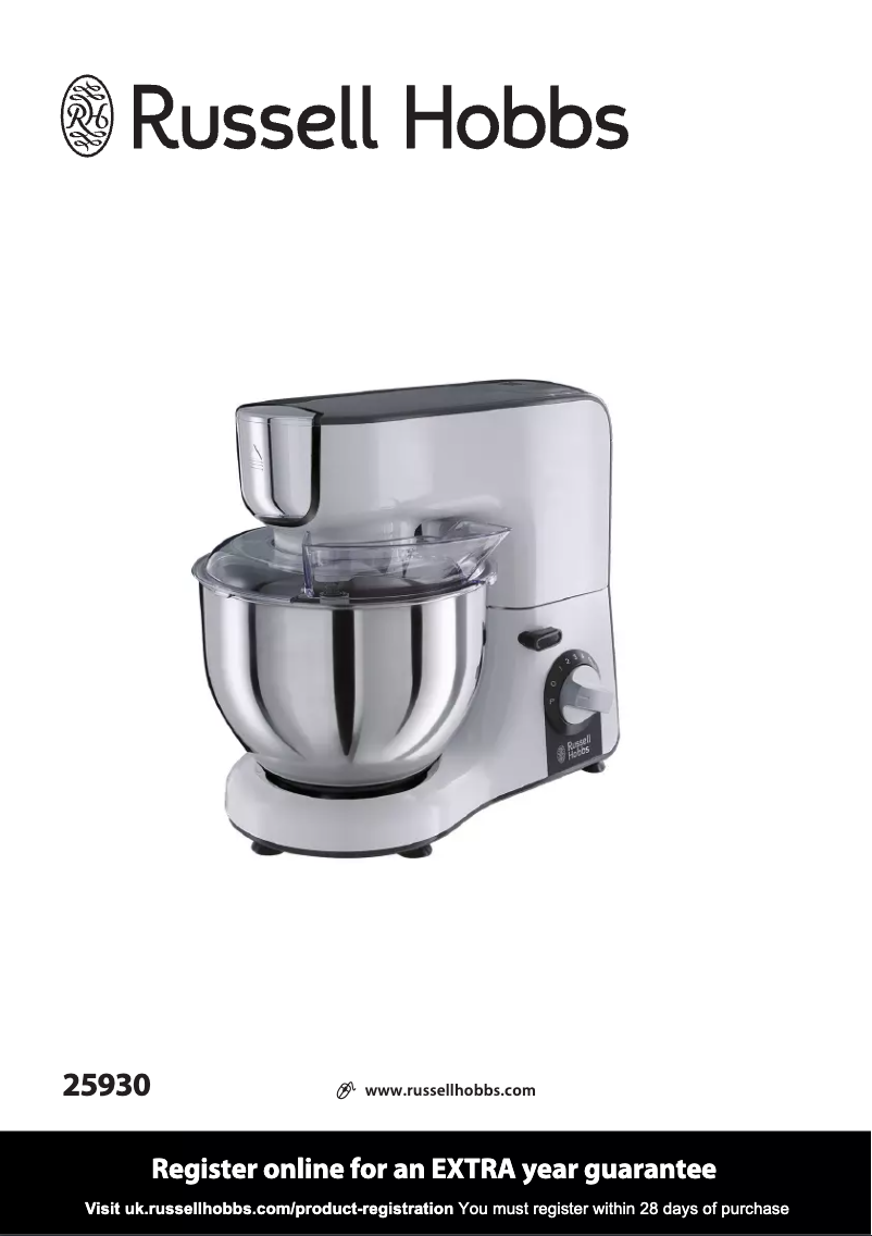 Page n°1 - Manuel utilisateur Russell Hobbs Go Create 25930