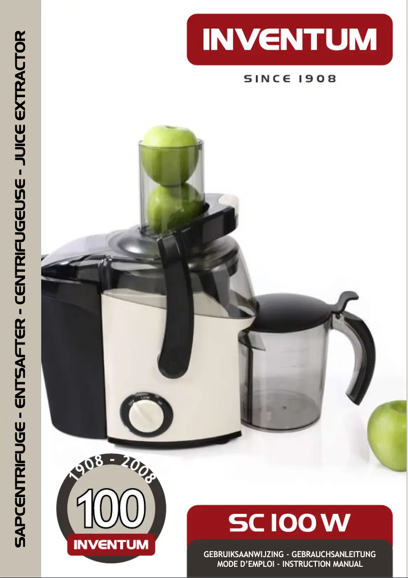 Page n°1 - Manuel utilisateur Inventum SC100W