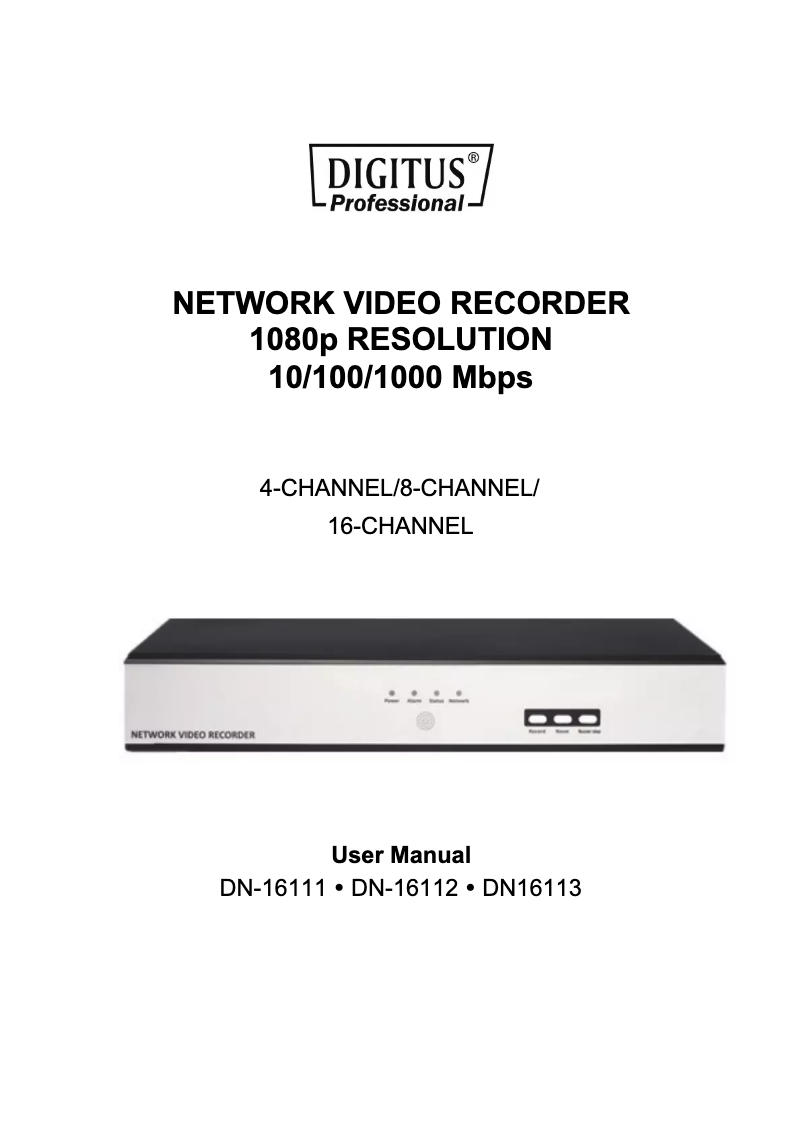 Page n°1 - Manuel utilisateur Digitus DN-16112
