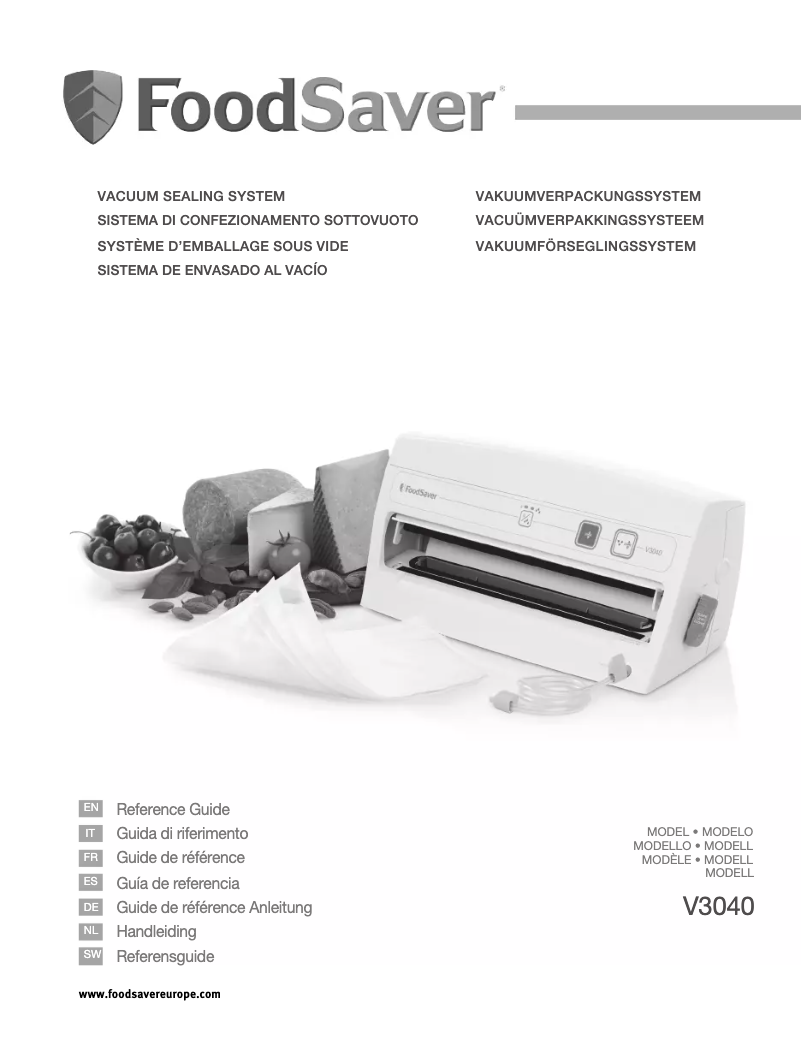 Page n°1 - Mode d'emploi FoodSaver V3040