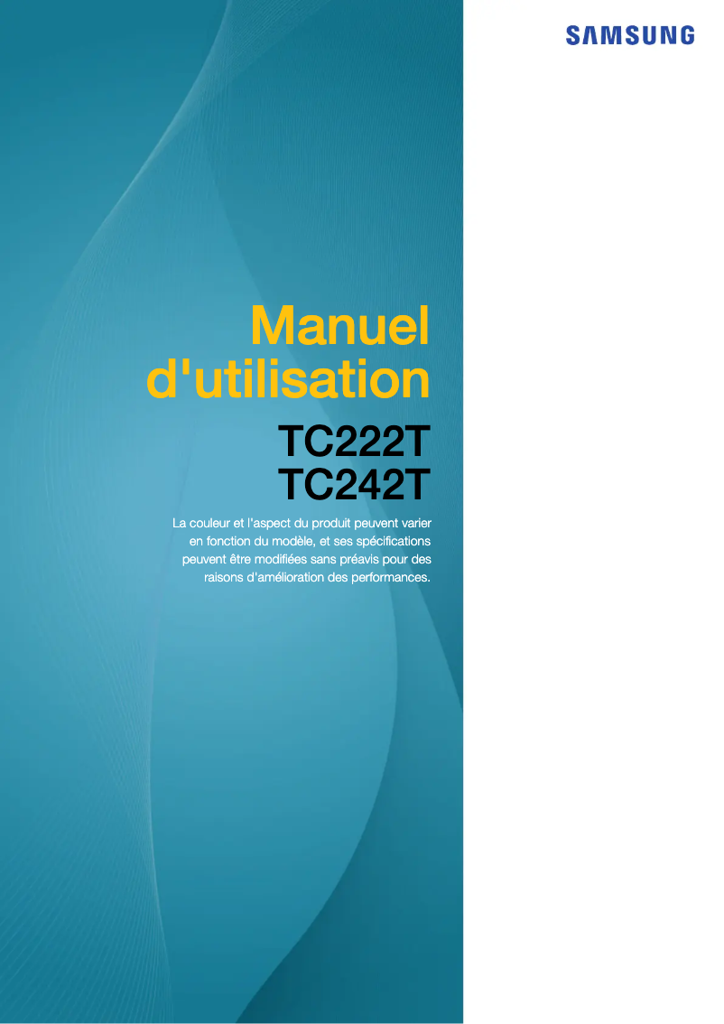 Imagen de la primera página del manual del dispositivo TC242T