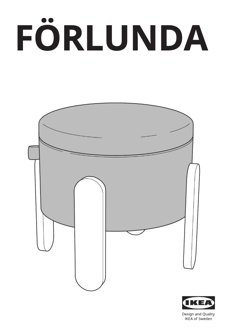 Page 1 de la notice Manuel utilisateur Ikea FÖRLUNDA 505.727.42