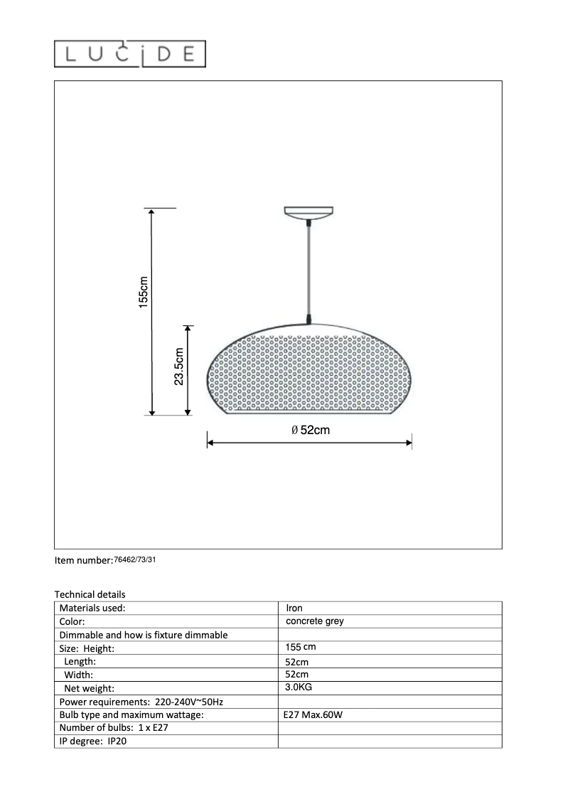 Image de la première page du manuel de l'appareil Colando
