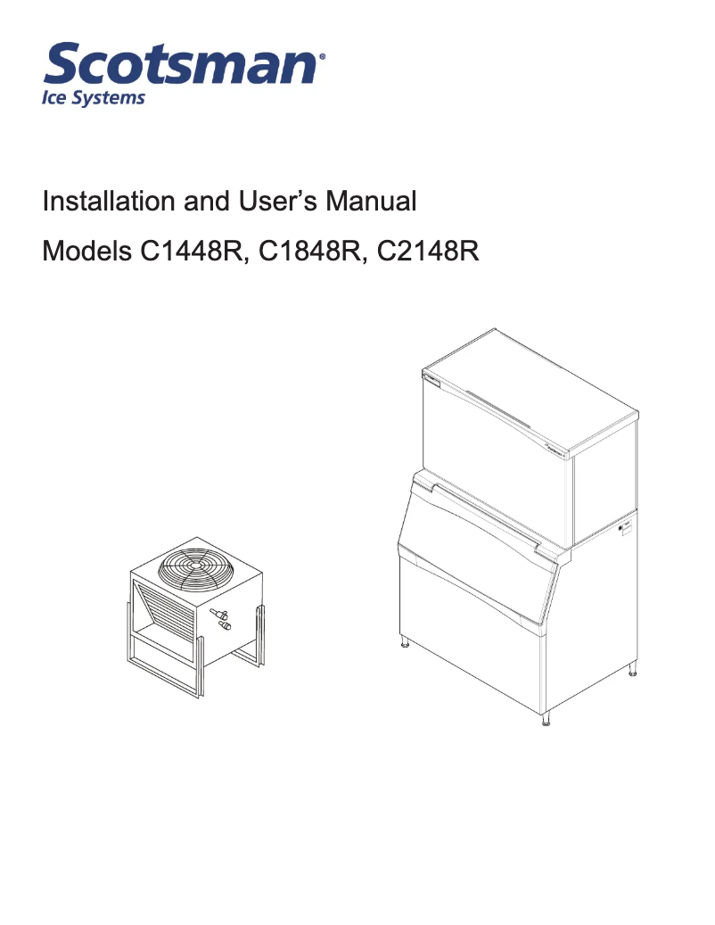 Page n°1 - Manuel utilisateur Scotsman C1448MR-32