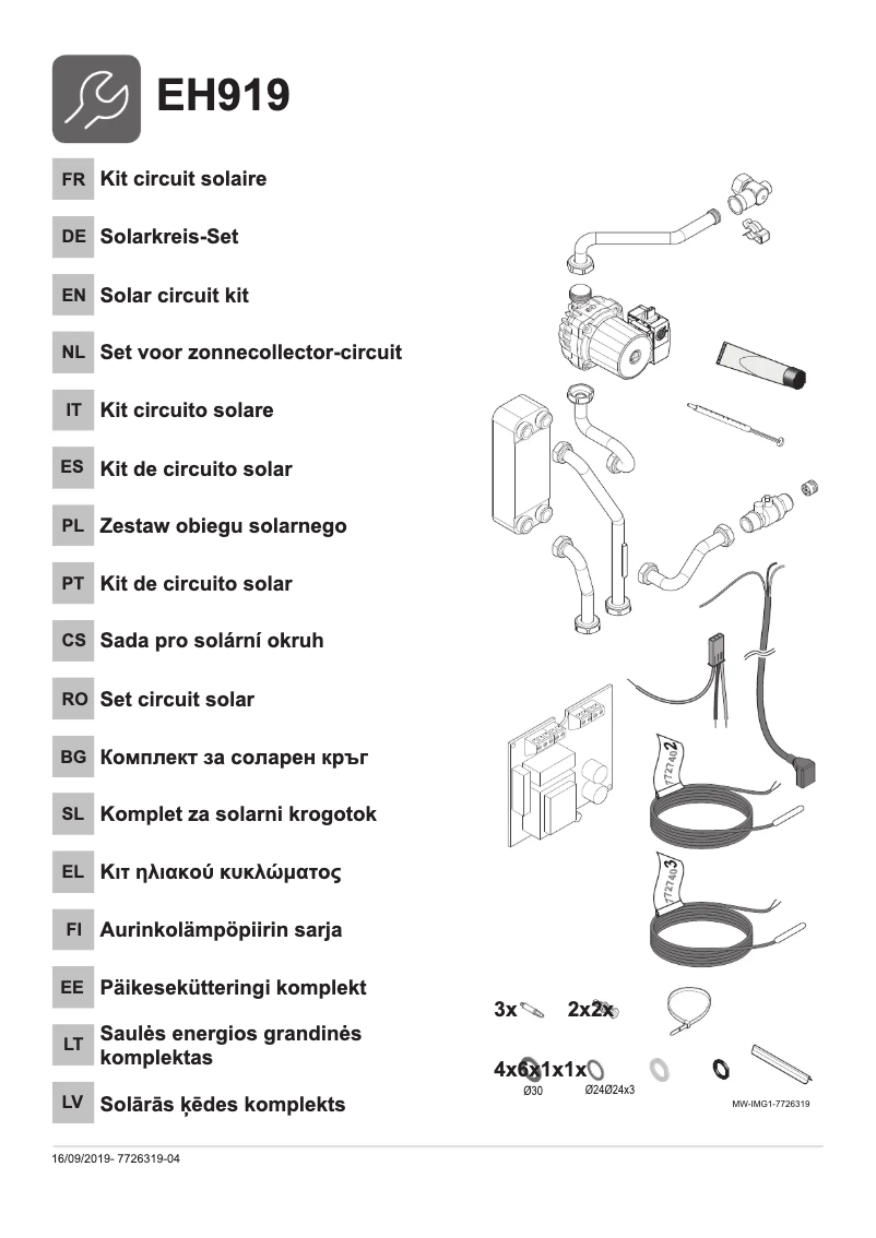 Página 1 del manual Manual de usuario Baxi EH917