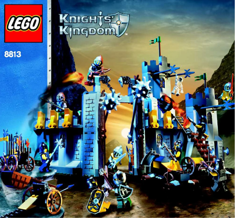 Page 1 de la notice Manuel utilisateur Lego Knights Kingdom 8813