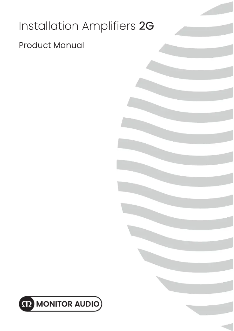 Page 1 de la notice Manuel utilisateur Monitor Audio IA750-4