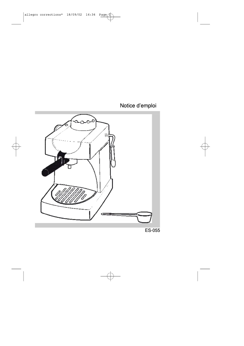 Página 1 del manual Manual de usuario Rowenta ES 050