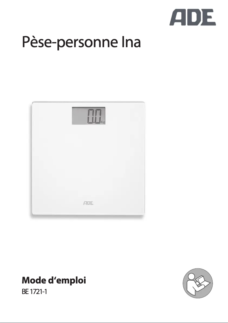 Image de la première page du manuel de l'appareil Katharina BE 1721-1