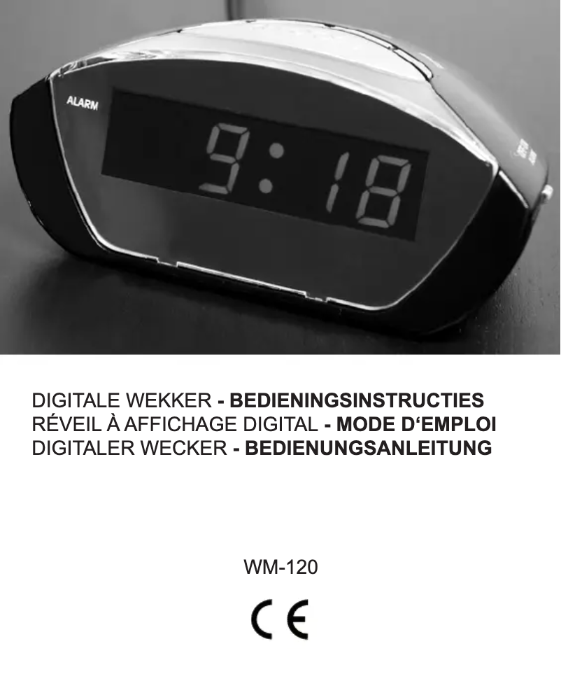 Page n°1 - Manuel utilisateur GlobalTronics WM-120