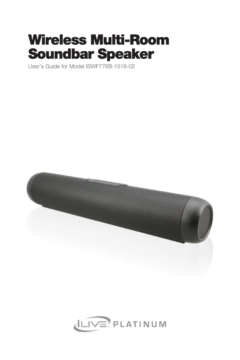 Page 1 de la notice Manuel utilisateur iLive ISWF776B