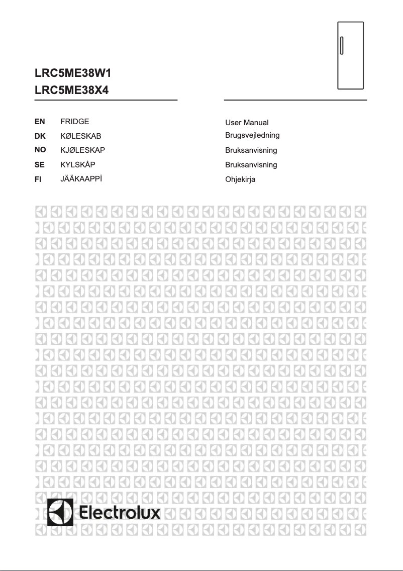 Page 1 de la notice Manuel utilisateur Electrolux LRC5ME38W1