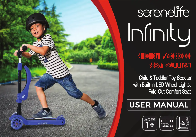 Página 1 del manual Manual de usuario SereneLife Infinity 3 SLKS39