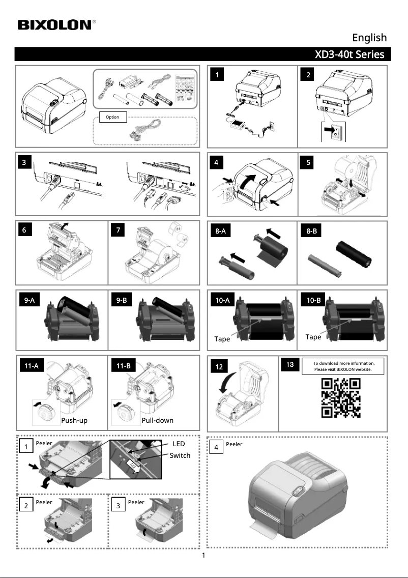 Image de la première page du manuel de l'appareil XD3-40t