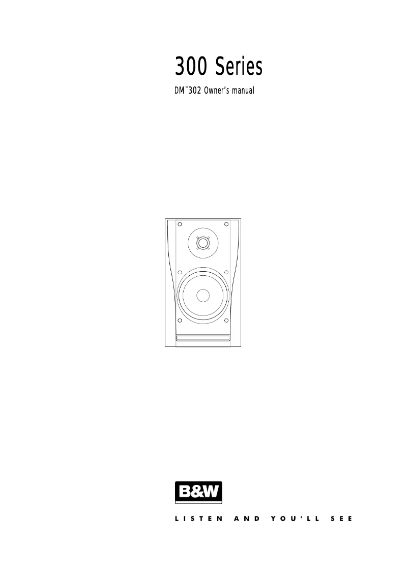 Imagen de la primera página del manual del dispositivo DM 302