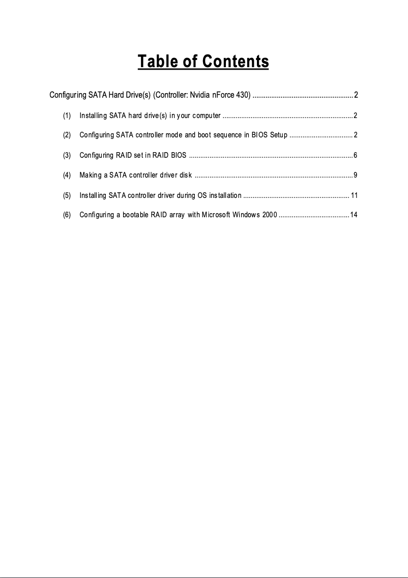 Page 1 de la notice Guide d'installation Gigabyte GA-K8N51PVMT-9