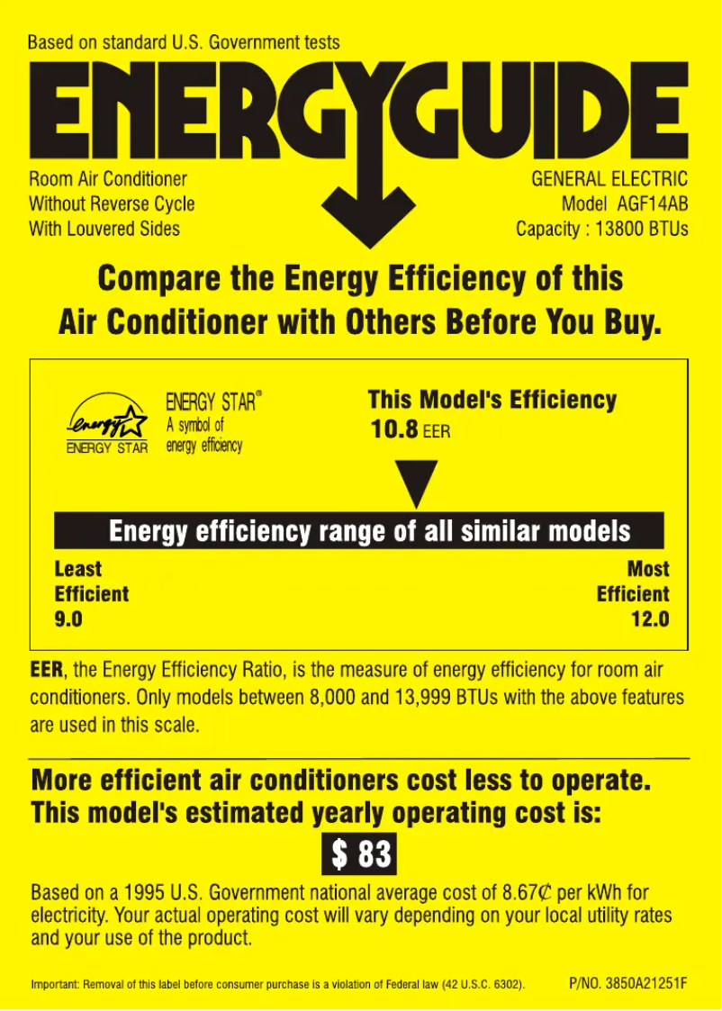 Imagen de la primera página del manual del dispositivo AGF14AB