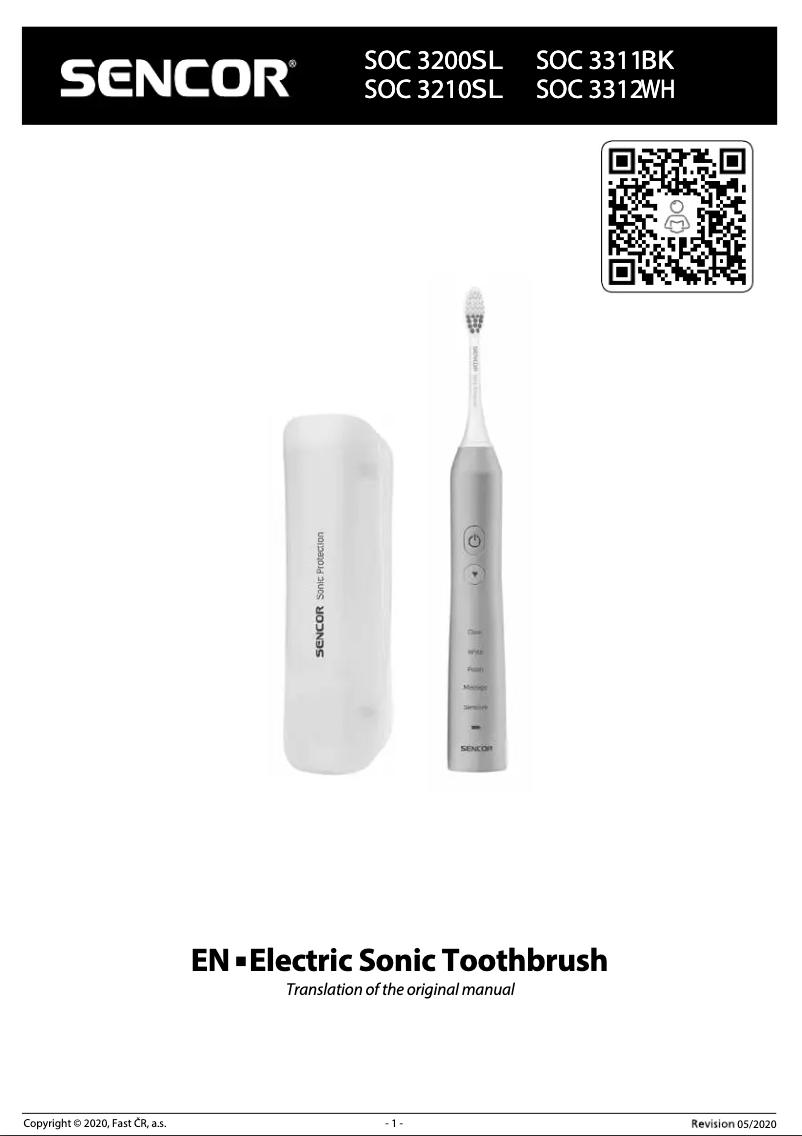 Image de la première page du manuel de l'appareil SOC 3200SL