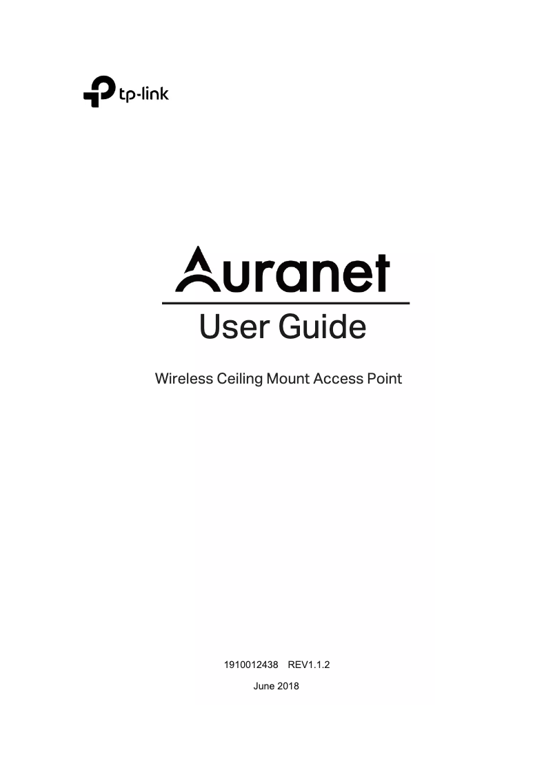 Page n°1 - Manuel utilisateur TP-Link CAP1200