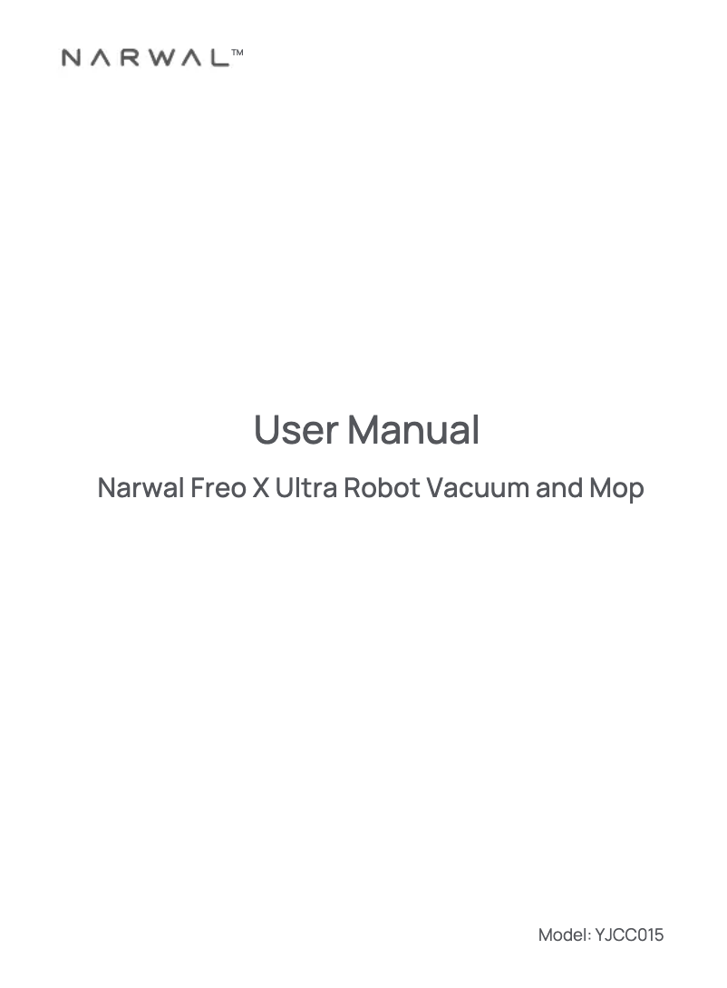 Image de la première page du manuel de l'appareil Freo X Ultra