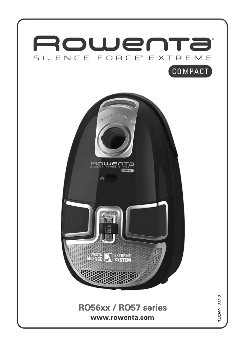 Página 1 del manual Manual de usuario Rowenta Silence Force Extreme Compact RO5645