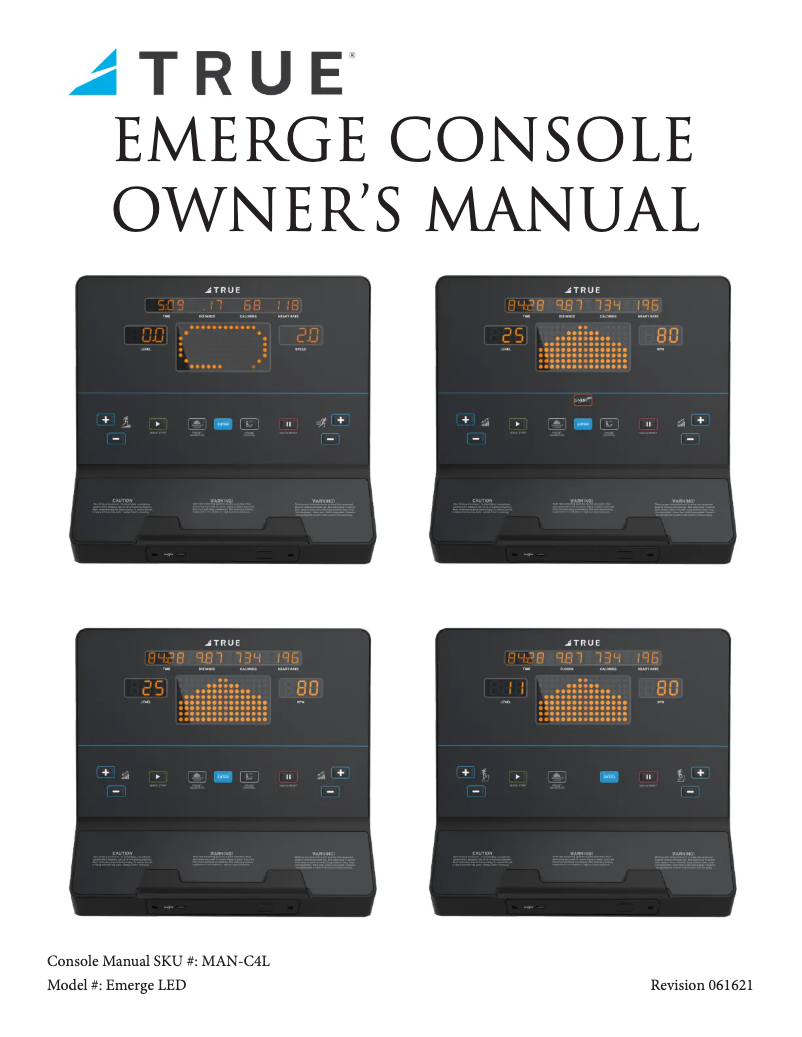 Page n°1 - Manuel utilisateur True Emerge LED