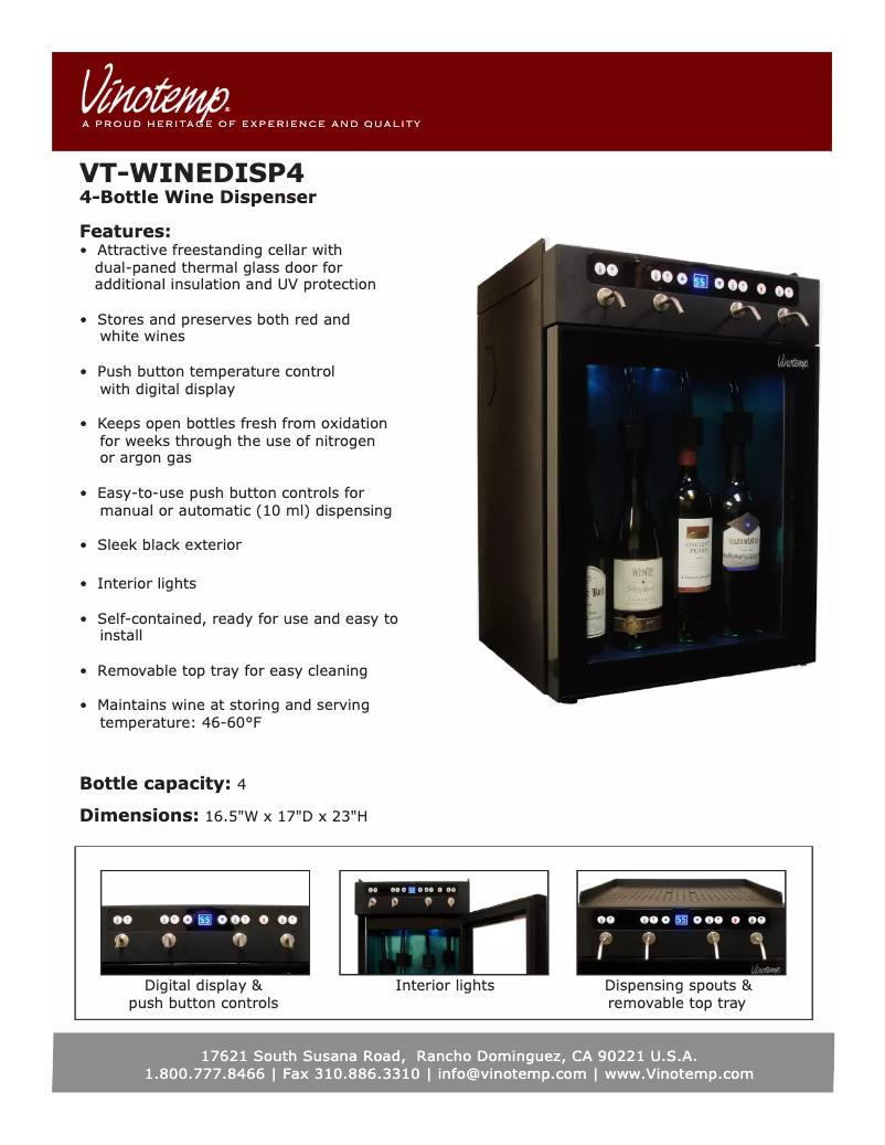 Image de la première page du manuel de l'appareil VT-WINEDISP4