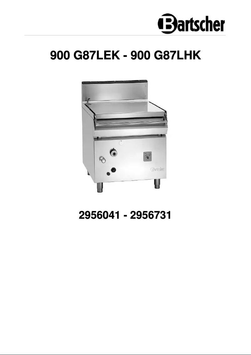 Imagen de la primera página del manual del dispositivo 900 G87LEK