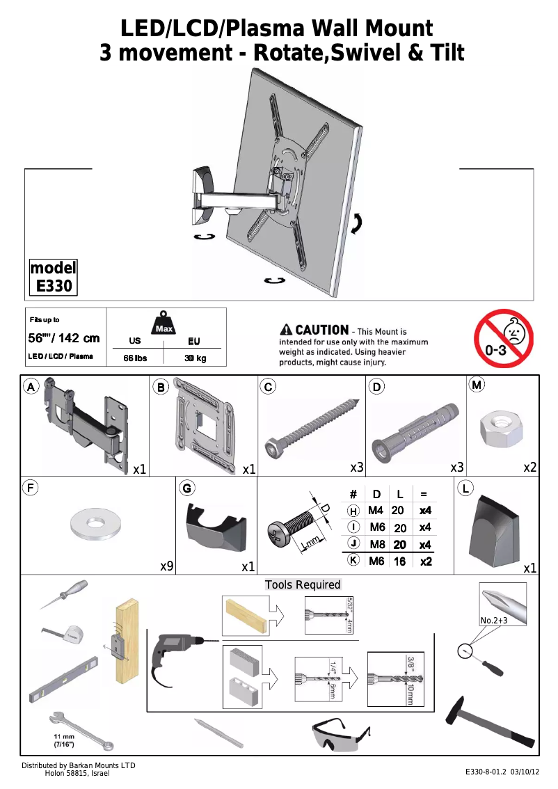 Image de la première page du manuel de l'appareil E330