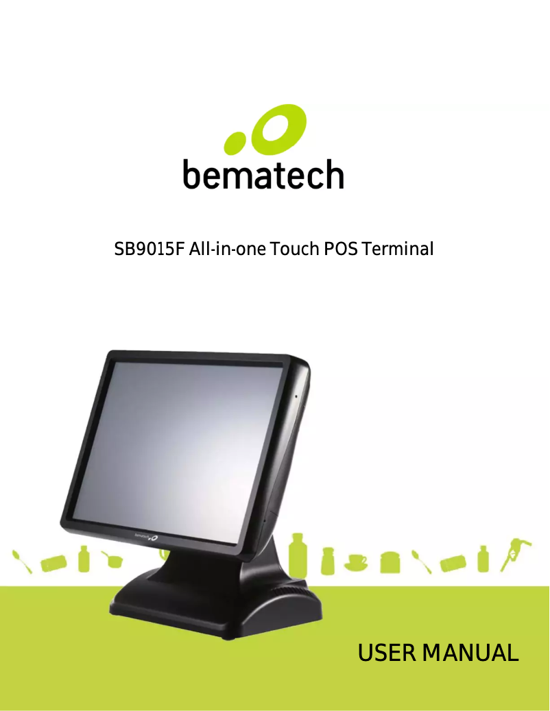 Page 1 de la notice Manuel utilisateur Bematech SB9015F