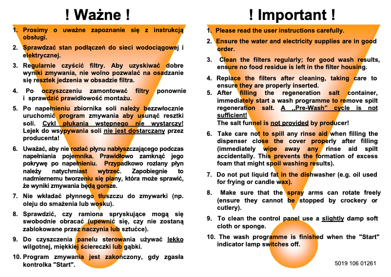 Image de la première page du manuel de l'appareil ADP 6332