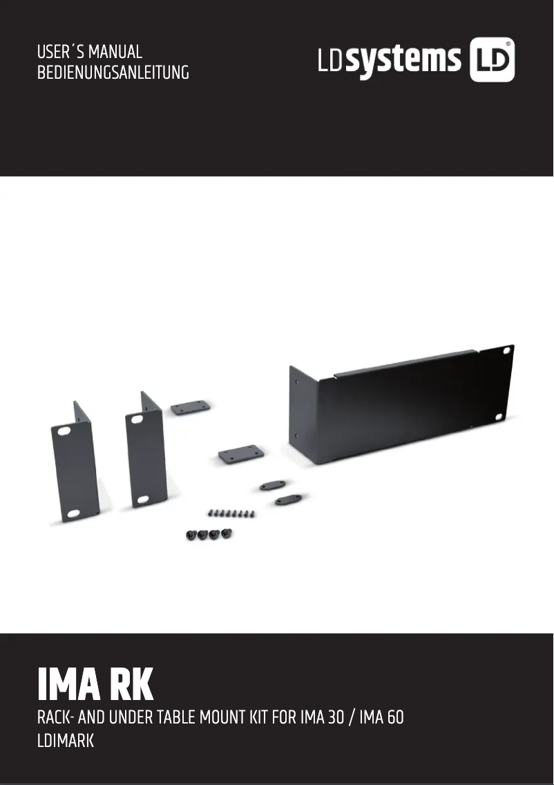 Page n°1 - Manuel utilisateur LD Systems IMA RK