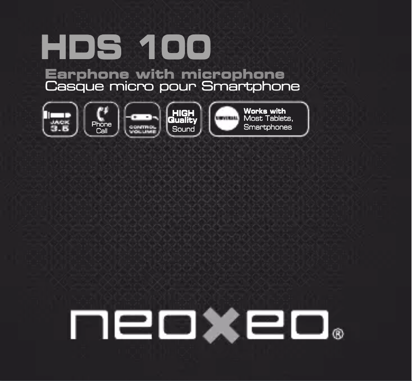 Page n°1 - Manuel utilisateur Neoxeo HDS 100