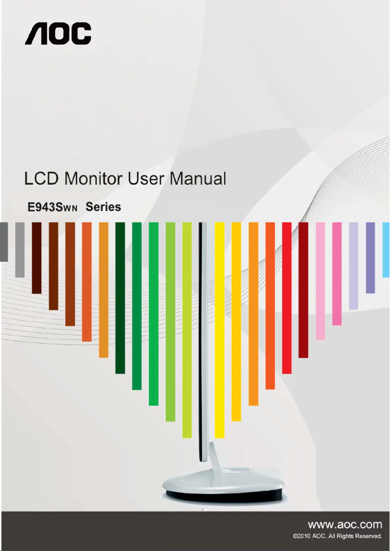 Page 1 de la notice Manuel utilisateur AOC e943Swn