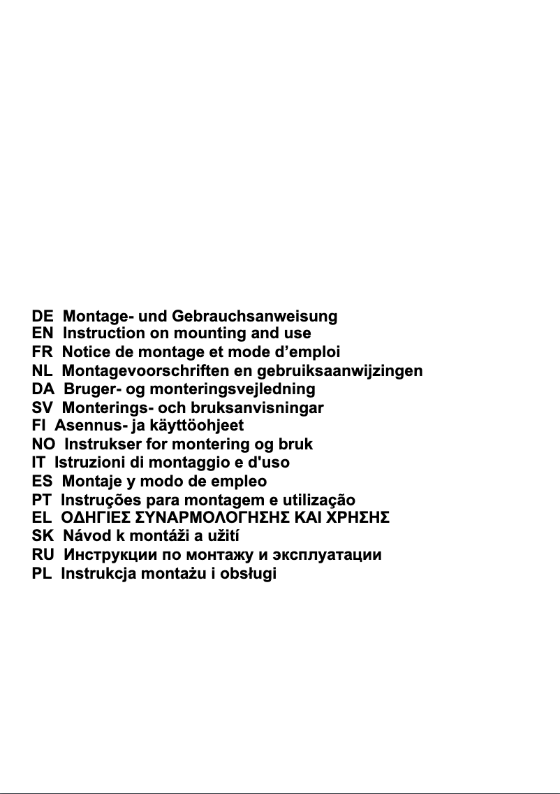 Image de la première page du manuel de l'appareil Integrata 5414464C