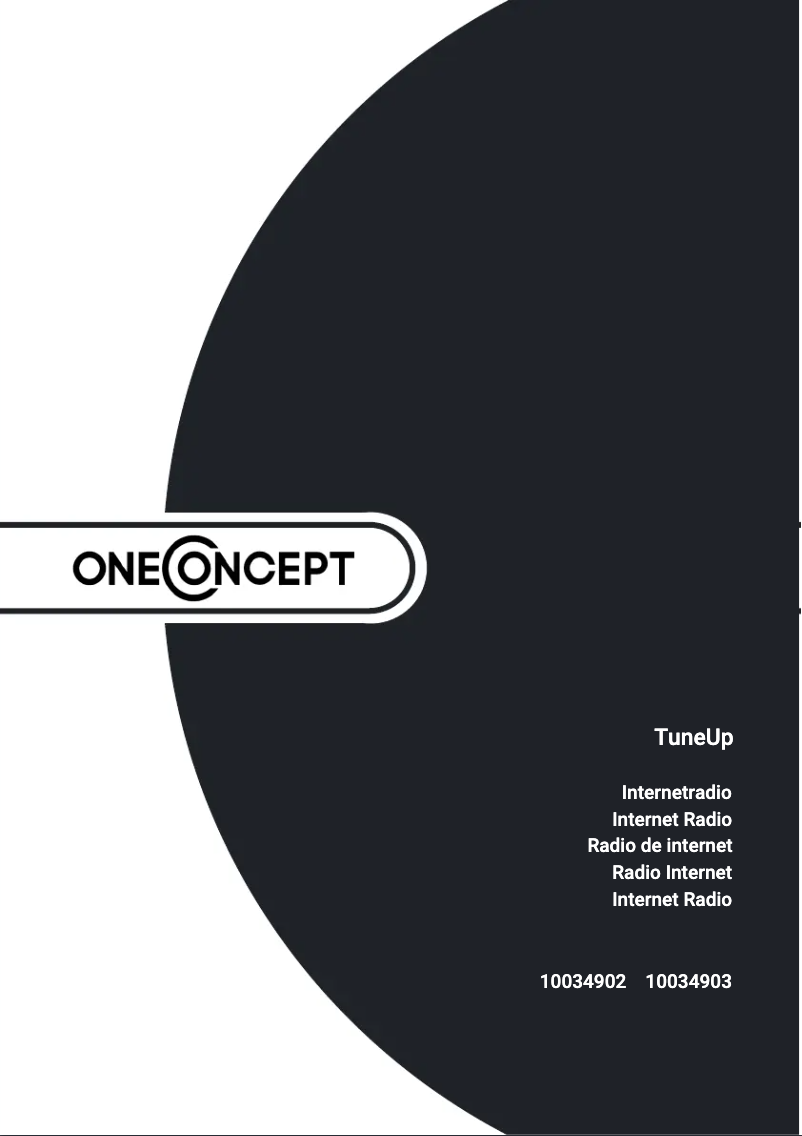 Page n°1 - Manuel utilisateur OneConcept TuneUp