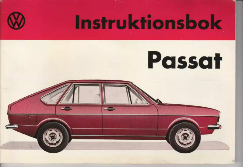 Image de la première page du manuel de l'appareil Passat (1973)