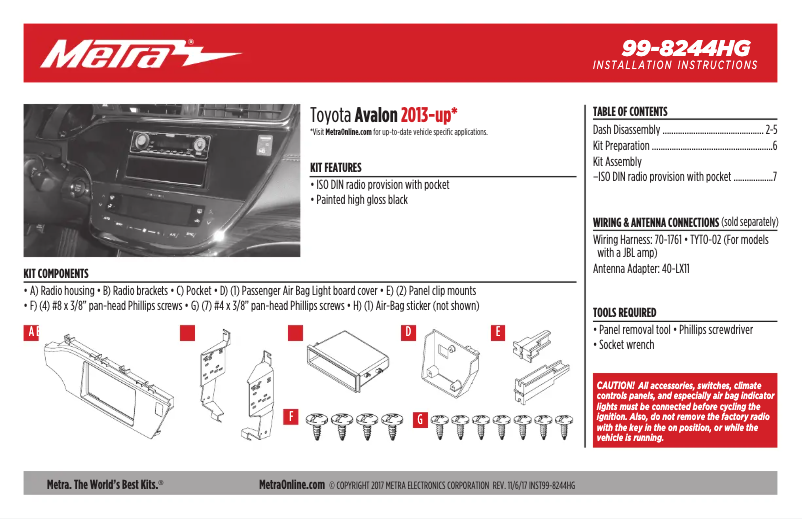 Image de la première page du manuel de l'appareil 99-8244HG